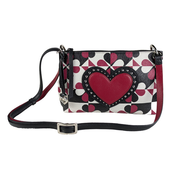 Brighton Handbags - Brighton Love You With All Our Hearts Tom Clancy Look Of Love Messenger Bag